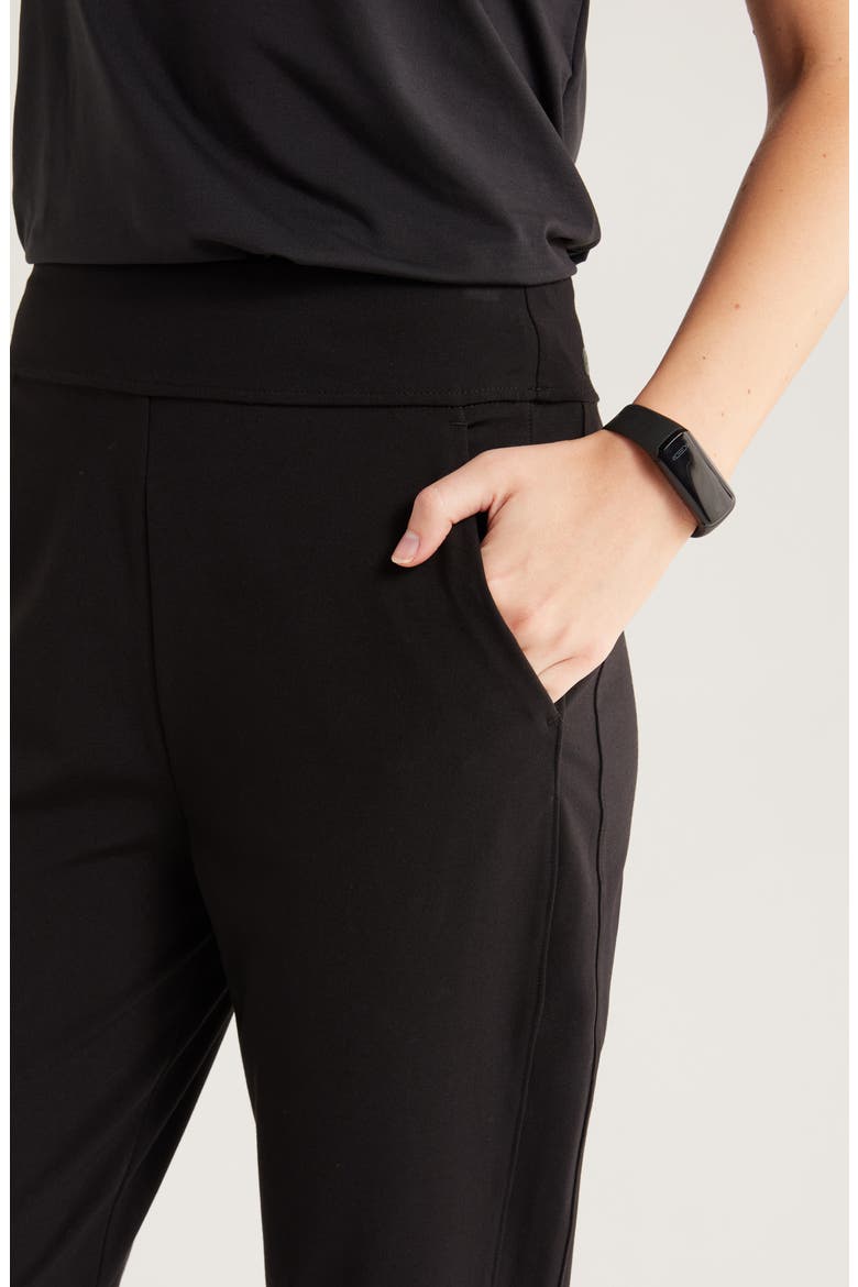 Full Swing Ankle Pants, Alternate, color, BLACK