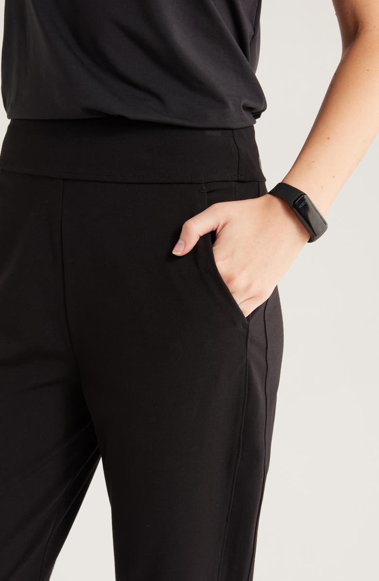 Zella Full Swing Ankle Pants, Alternate, color, Black