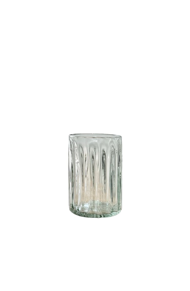 Villa Lua Home Handblown Fluted Tumbler - Set of 2, Main, color, Clear - Small