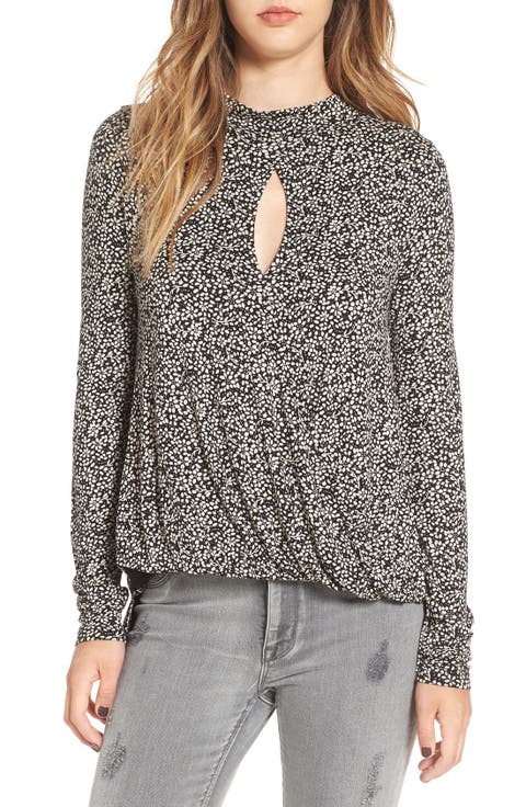 Print Surplice Top