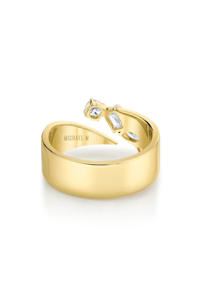 Michael M Montage Diamond Split Band Ring, Alternate, color, Yellow Gold
