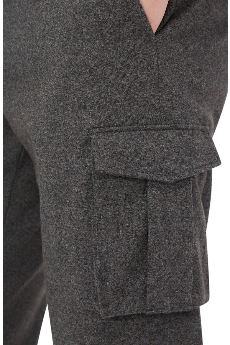 Wool Blend Cargo Pants, Alternate, color, ZINC