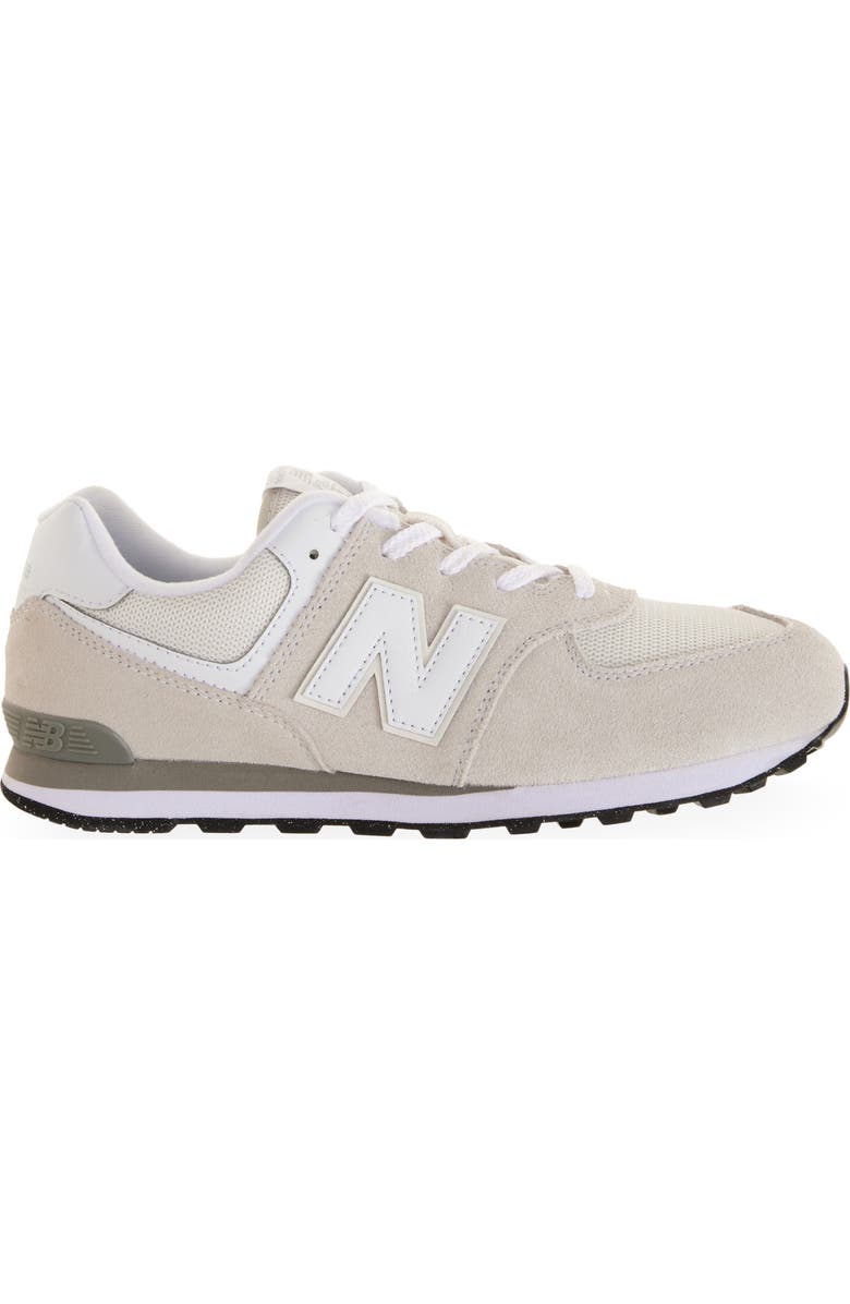 New Balance Kids' 574 Sneaker, Alternate, color, Nimbus Cloud/ Nb 103 White