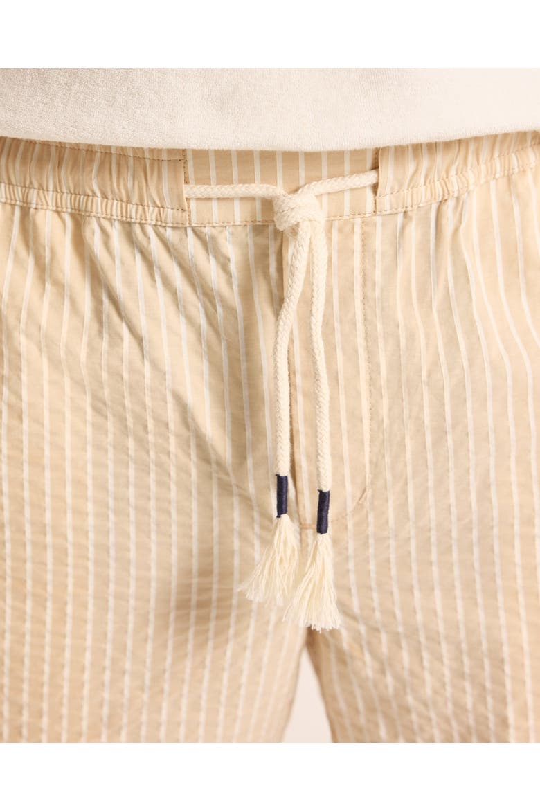 Sonoran Seersucker Relaxed Fit Seersucker Stripe Shorts, Alternate, color, BISCUIT/LATTE STRIPE