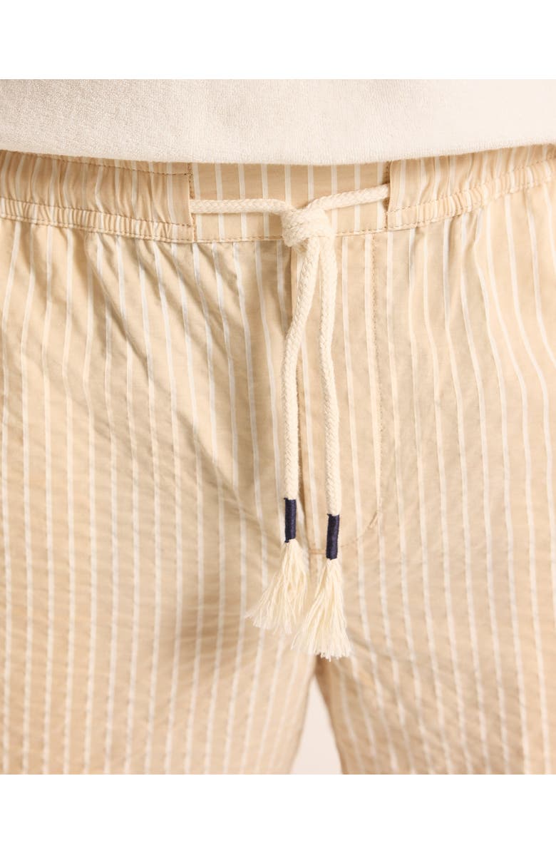 Orlebar Brown Sonoran Seersucker Relaxed Fit Seersucker Stripe Shorts, Alternate, color, Biscuit/Latte Stripe