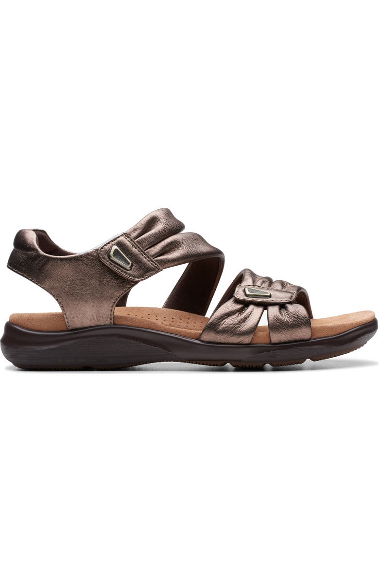 Clarks<sup>®</sup> Kitly Ave Sandal, Alternate, color, Bronze Leather