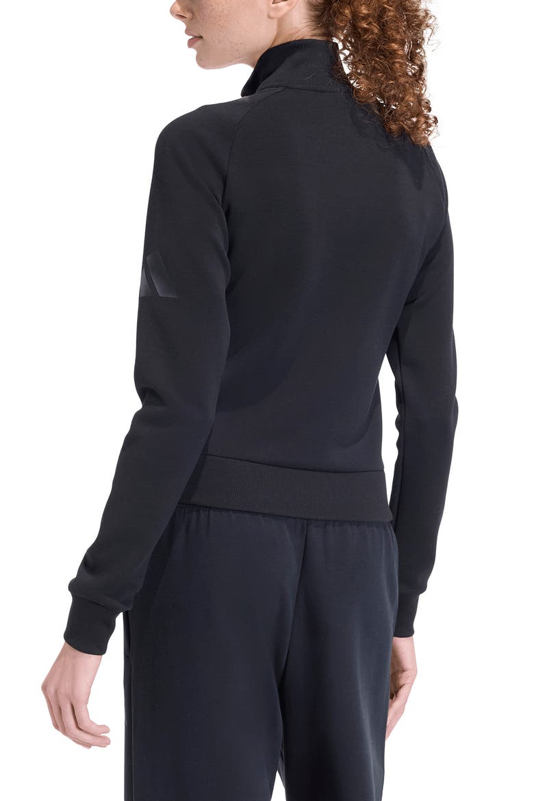 Slim Track Jacket, Alternate, color, BLACK