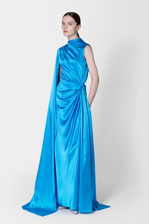 Orien Silk Floor Length Dress