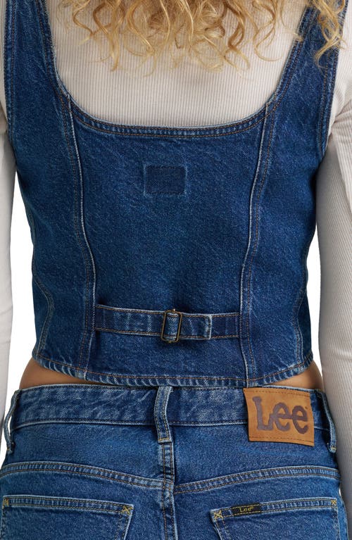 Lee Denim Vest In Blue