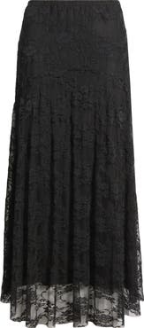 Loveappella Lace Maxi Skirt