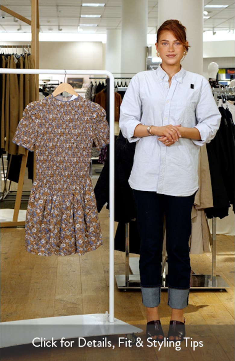 Celine Smocked Minidress, sales video thumbnail