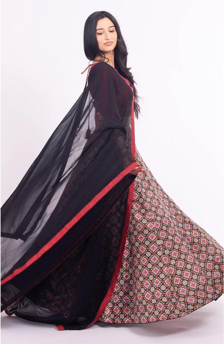 RAAS Kya Silk Lehenga Choli Set, Alternate, color, 