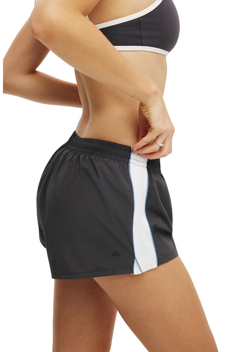 Women's Active Panelled Woven Short, Alternate, color, Graphite White