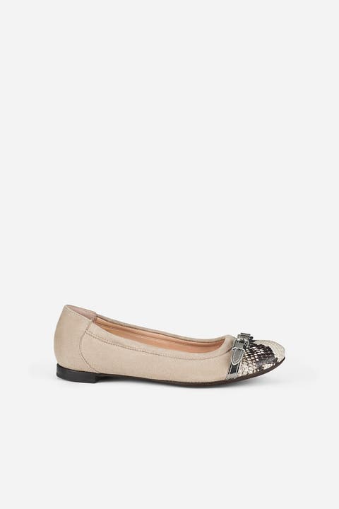 Monika Cap Toe Ballet Flat