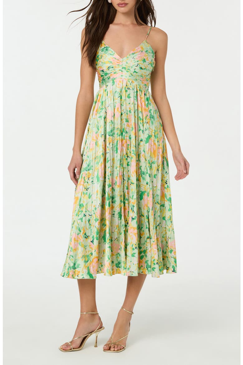 Maeve Midi Dress, Main, color, LIGHT GREE