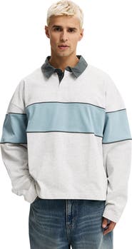 Cotton On Men's Cropped Fit Rugby Polo