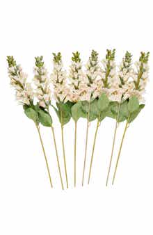 SONOMA SAGE HOME Set of Eight Foxglove Artificial Flowers