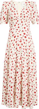 Reformation Naira Floral Dress