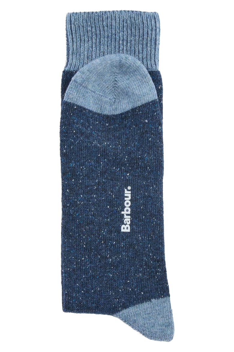 Assorted 2-Pack Neppy & Fair Isle Wool Blend Socks, Alternate, color, MIDNIGHT OAK MIX