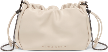 ショルダーバッグ・ポシェット BRUNELLO CUCINELLI Mellow mini bucket bag in soft leather Brunello Cucinelli Mellow Mini Bucket Bag in Soft Leather