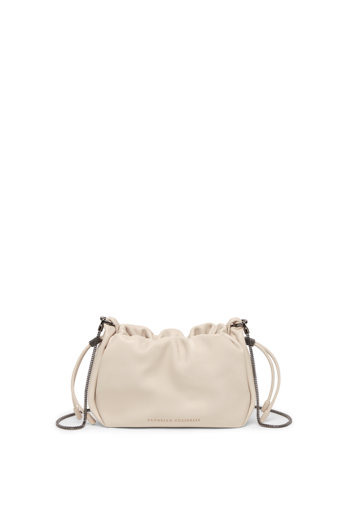 BRUNELLO CUCINELLI BRUNELLO CUCINELLI SOFT LEATHER MINI MELLOW BUCKET BAG