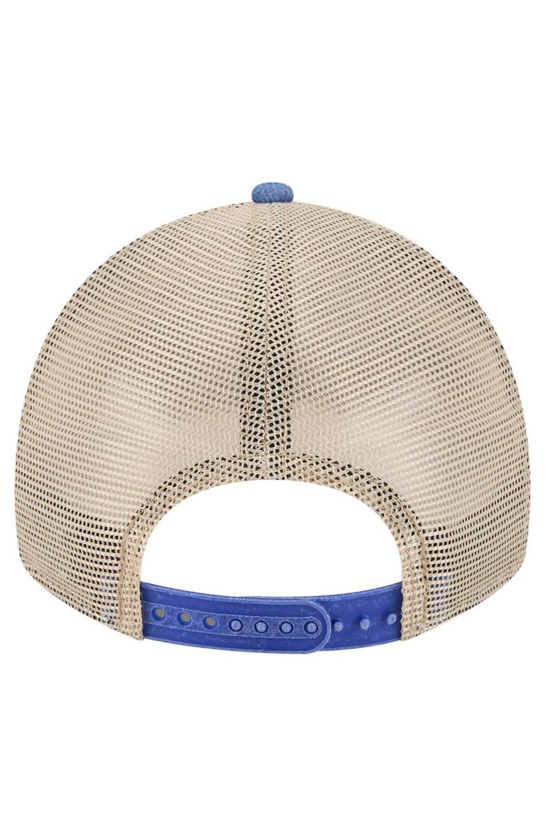 New Era Men's New Era Blue/Cream Denver Broncos Vintage Landscape 9TWENTY A-Frame Adjustable Hat, Alternate, color, 