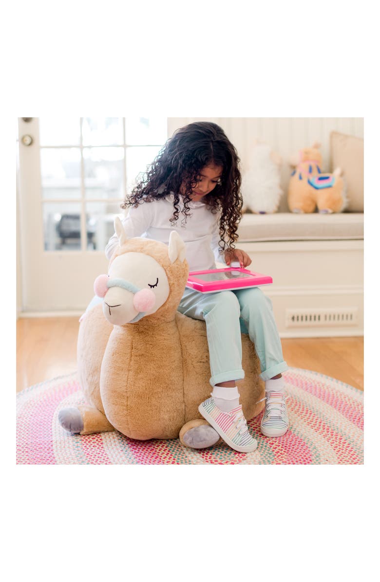 Soft Landing Llama Bestie Bean Bag Seat, Alternate, color, 