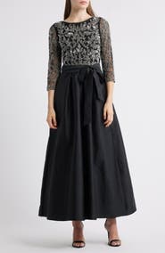 Pisarro Nights Sequin Bodice Gown