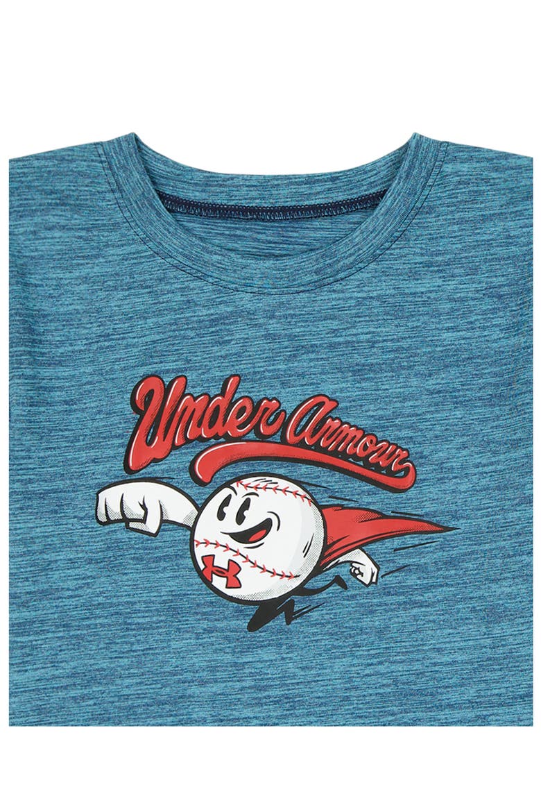 Kids' Superball Graphic Print Performance T-Shirt & Shorts Set, Alternate, color, FRESCO BLUE
