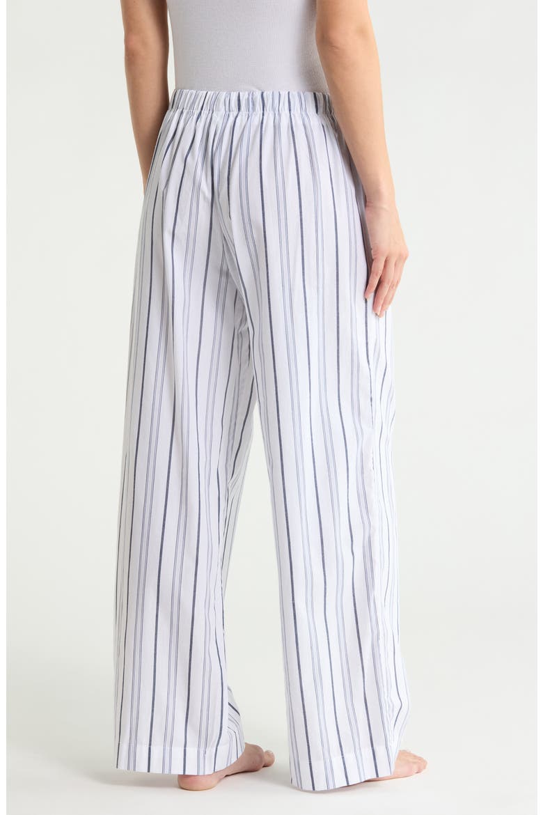 Cotton Poplin Pants, Alternate, color, WHITE- BLUE I LILLY STRIPE