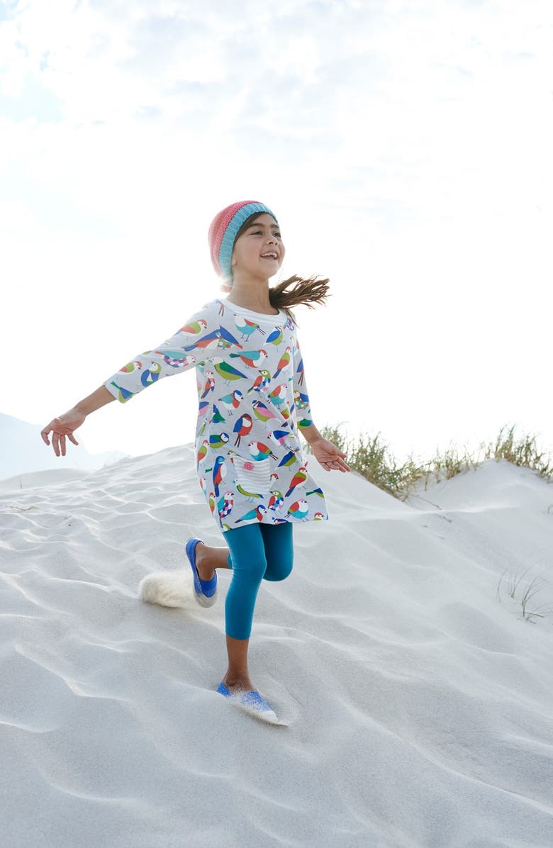 Mini Boden Jersey Cotton Print Tunic, Alternate, color, 