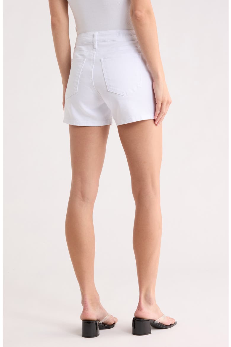 Kity Denim Boyfriend Shorts, Alternate, color, OPTIC WHITE