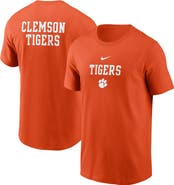 Nike Men's Nike Orange Clemson Tigers 2-Hit Stacked T-Shirt