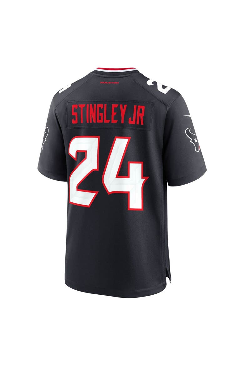 Men's Nike Derek Stingley Jr. Navy Houston Texans Game Jersey, Alternate, color, Navy