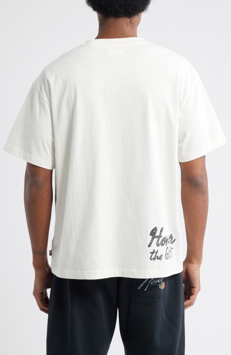 HONOR THE GIFT Live on the Air Graphic T-Shirt, Alternate, color, Bone