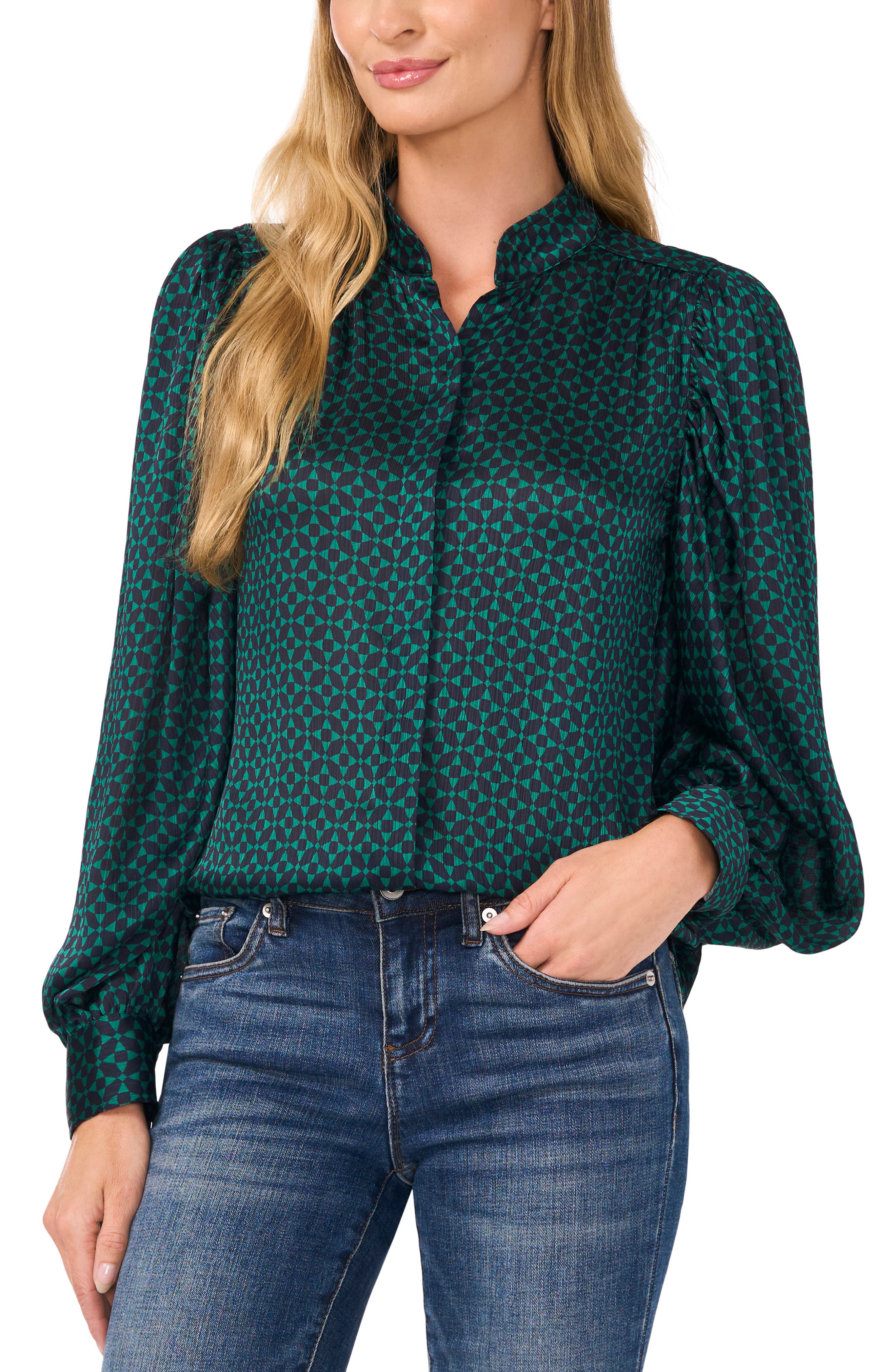 cece polka dot blouse