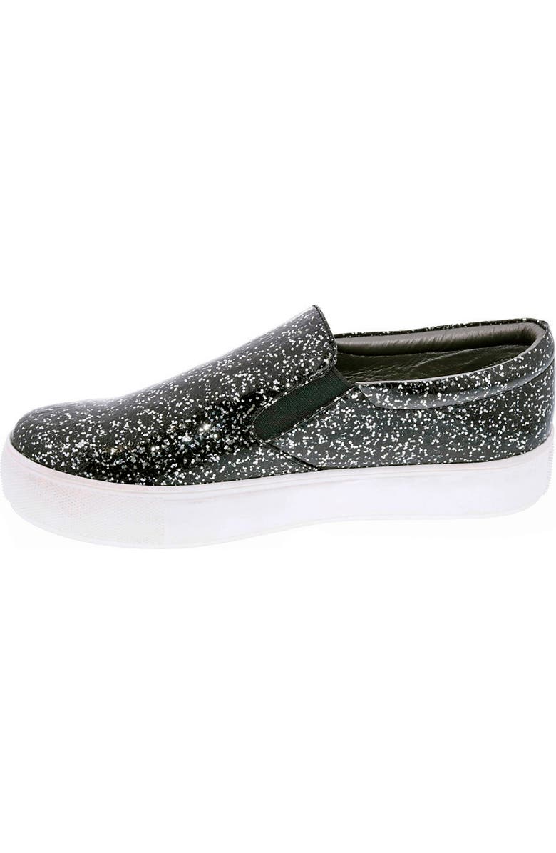 BELLINI Accent Glitter Slip-On Sneaker, Alternate, color, Black Sparkle