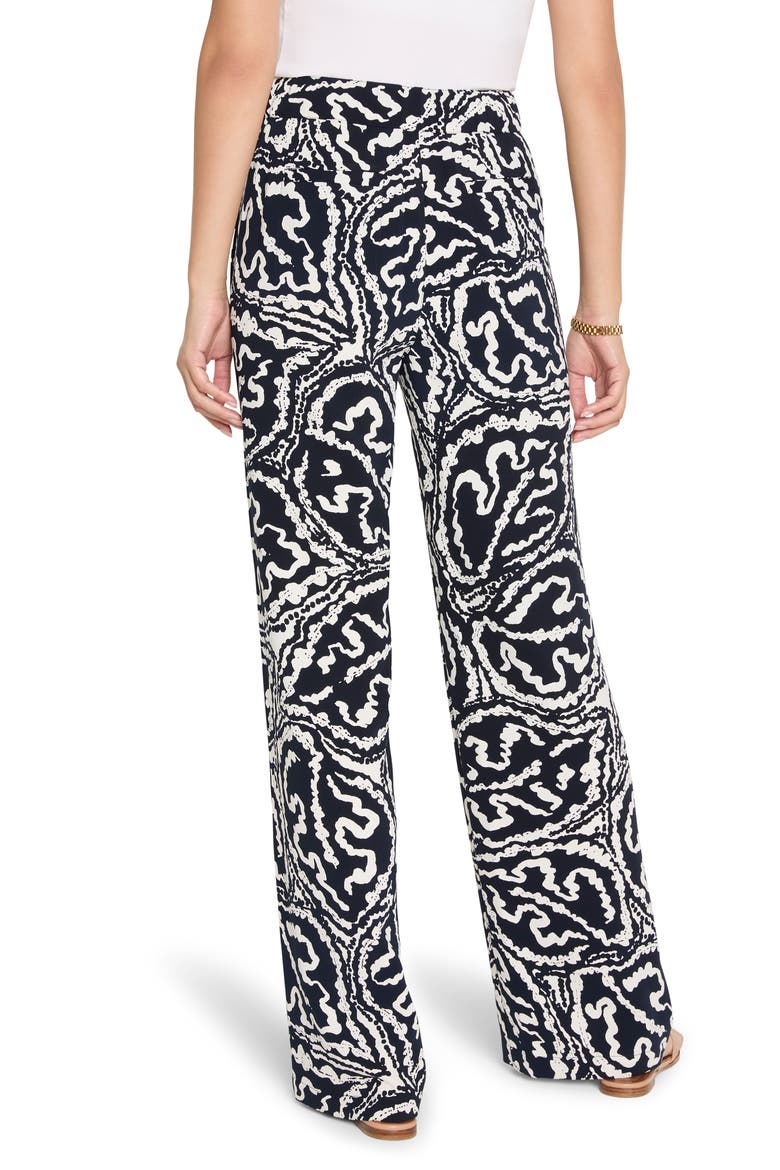 Indigo Leaf Wide Leg Pants, Alternate, color, INDIGO MULTI