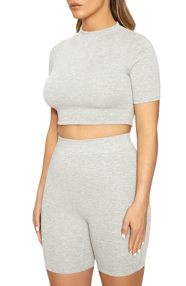 Naked Wardrobe The NW Sweet T Crop Top, Alternate, color, 