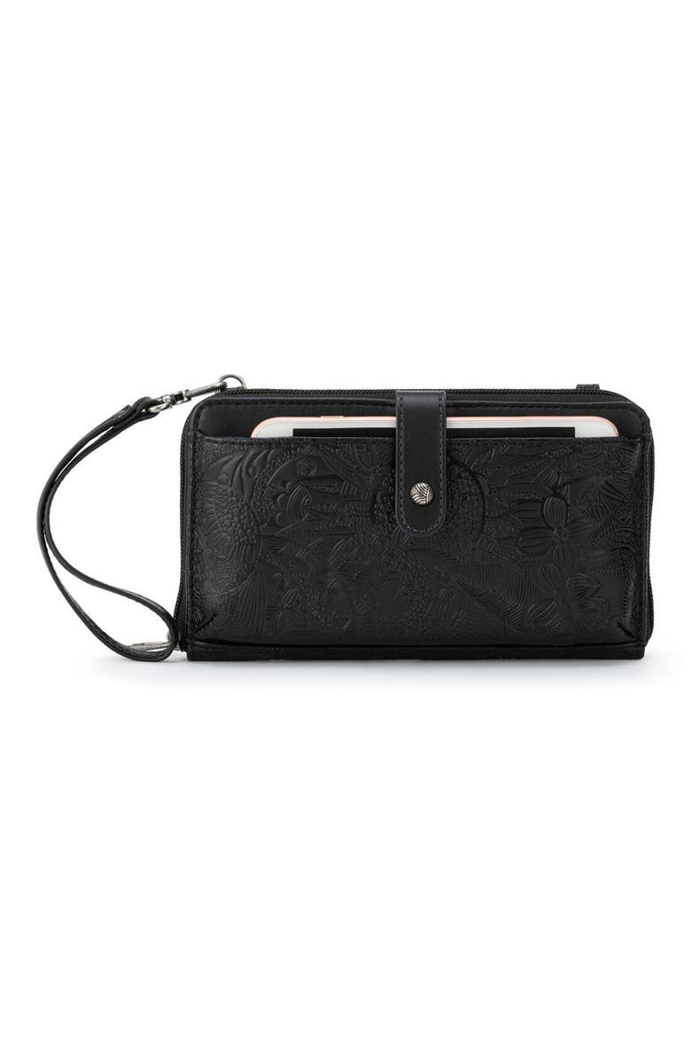 Arcadia Phone Crossbody Bag, Alternate, color, BLACK