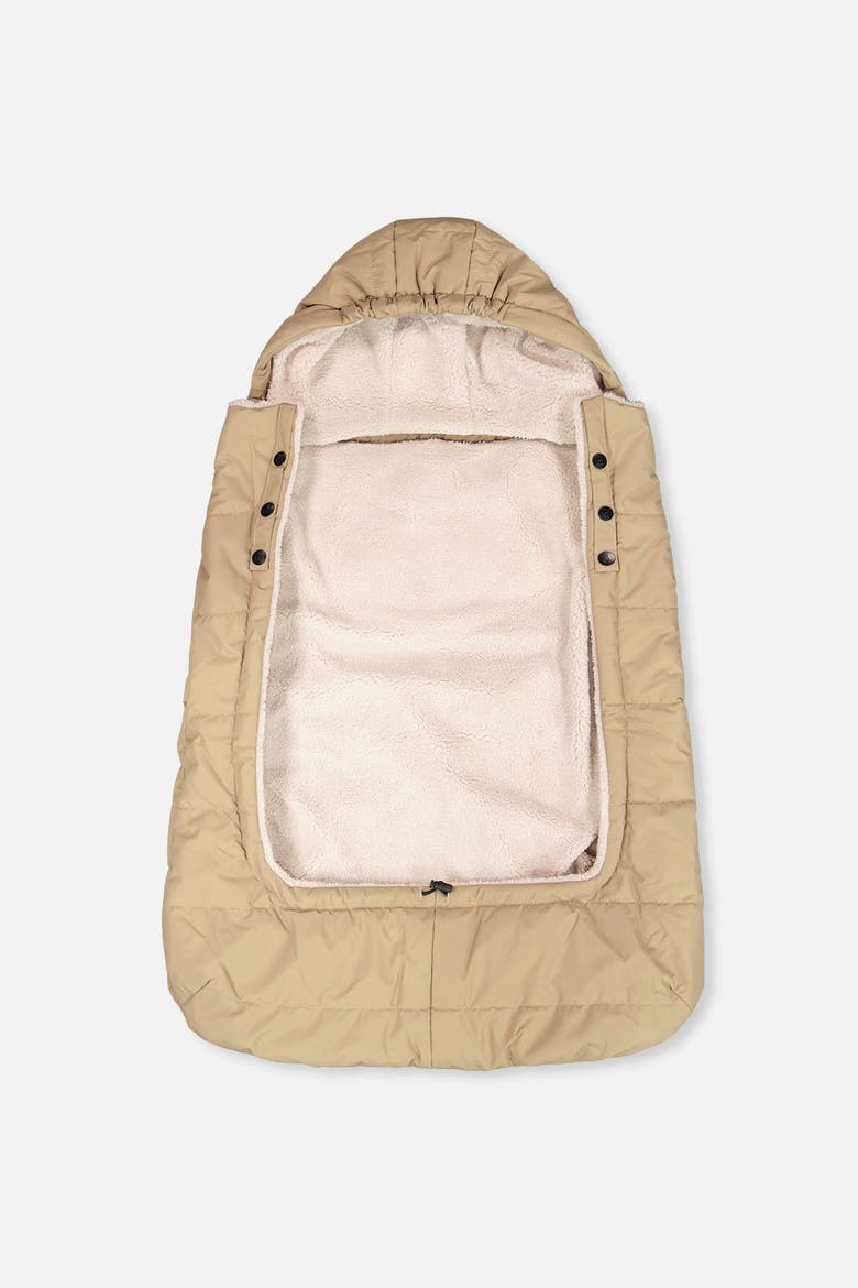 Multi-Function Plush Lined Baby Carrier for Car Seats and Strollers, Main, color, Taupe