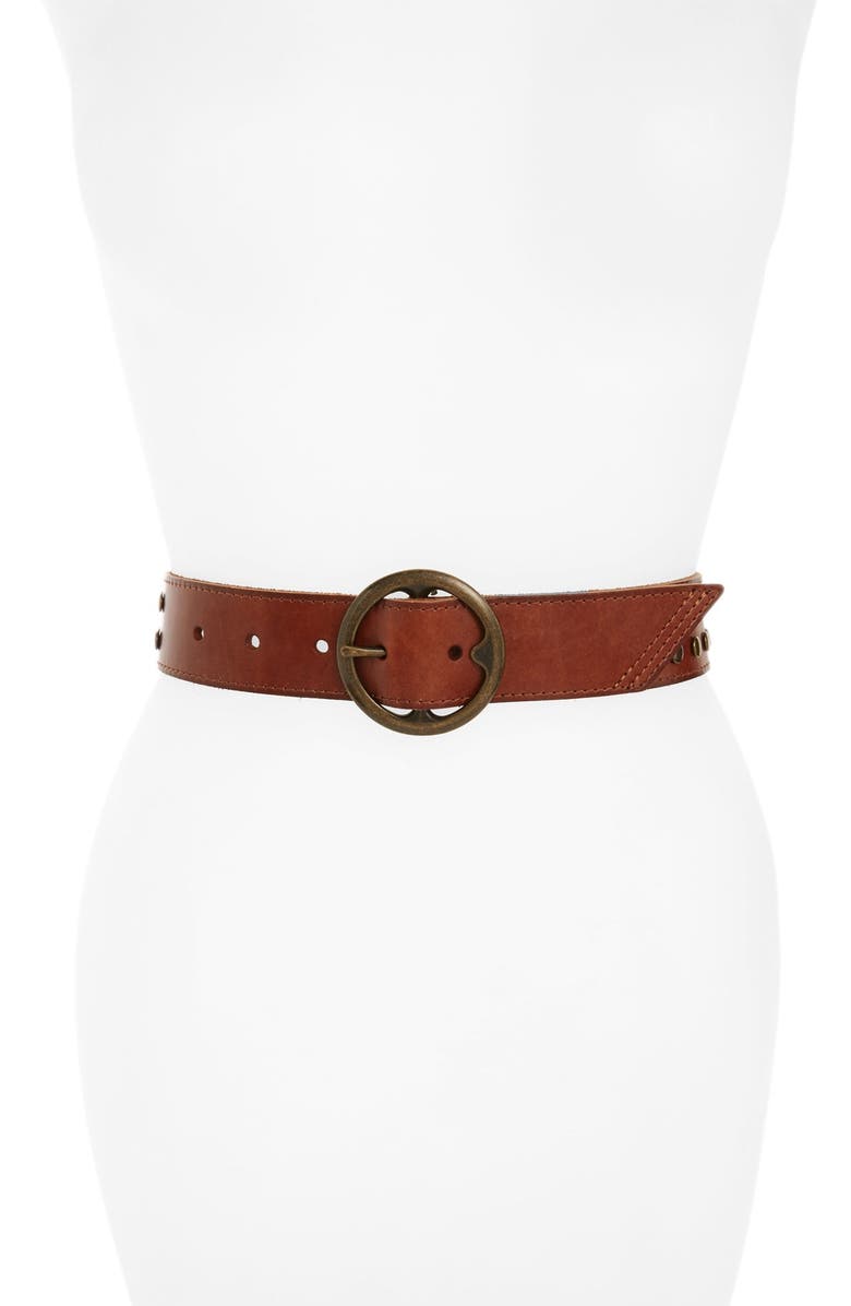 Treasure & Bond Treasure&Bond Studded Leather Belt, Main, color,