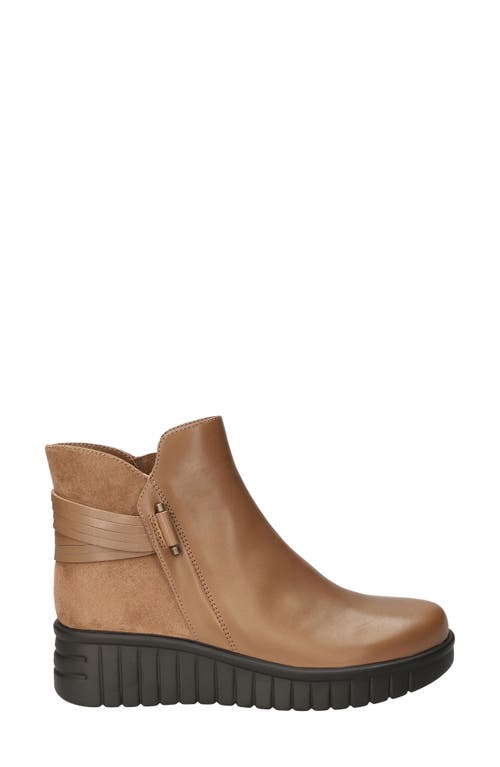 Bella Vita Sueann Platform Bootie In Brown