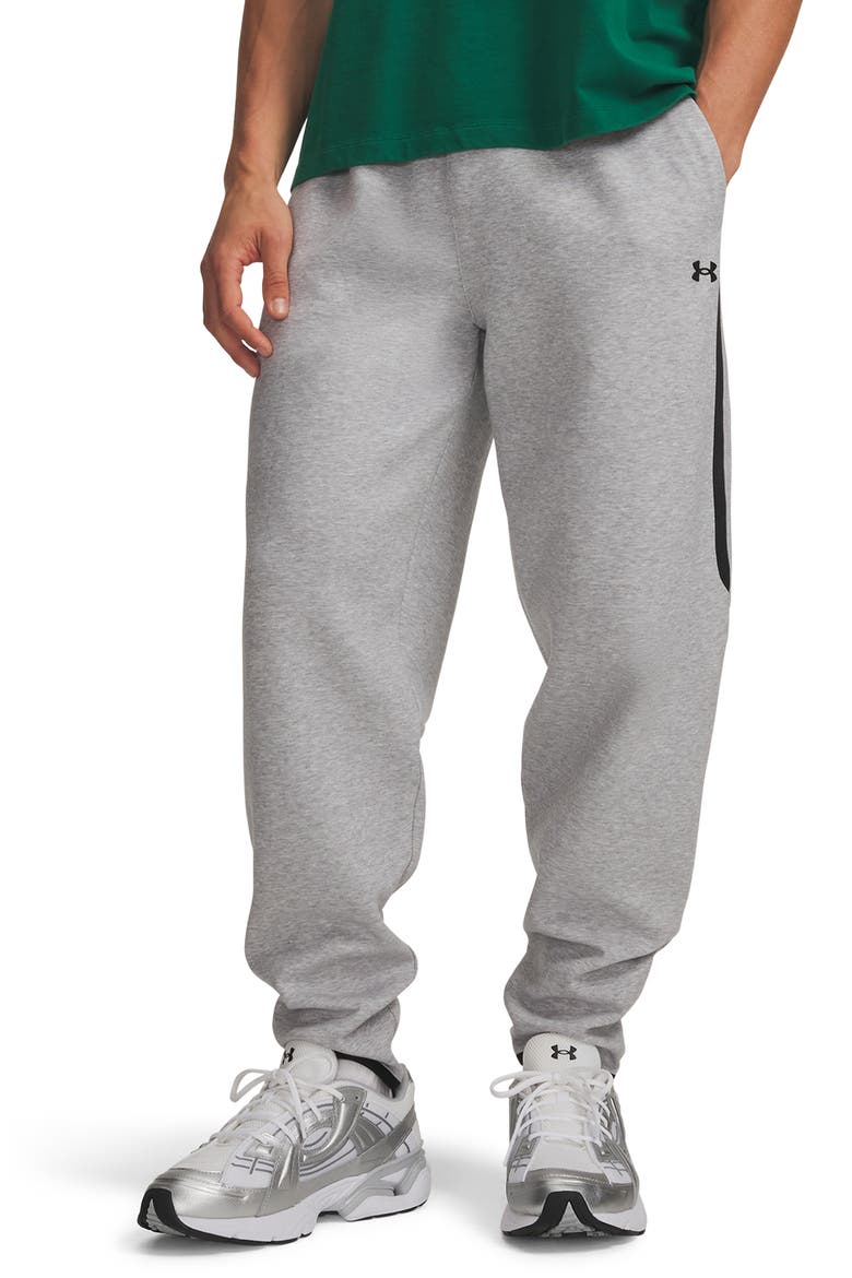 Unstoppable Fleece Joggers, Main, color, MOD GRAY LIGHT HEATHER/ BLACK