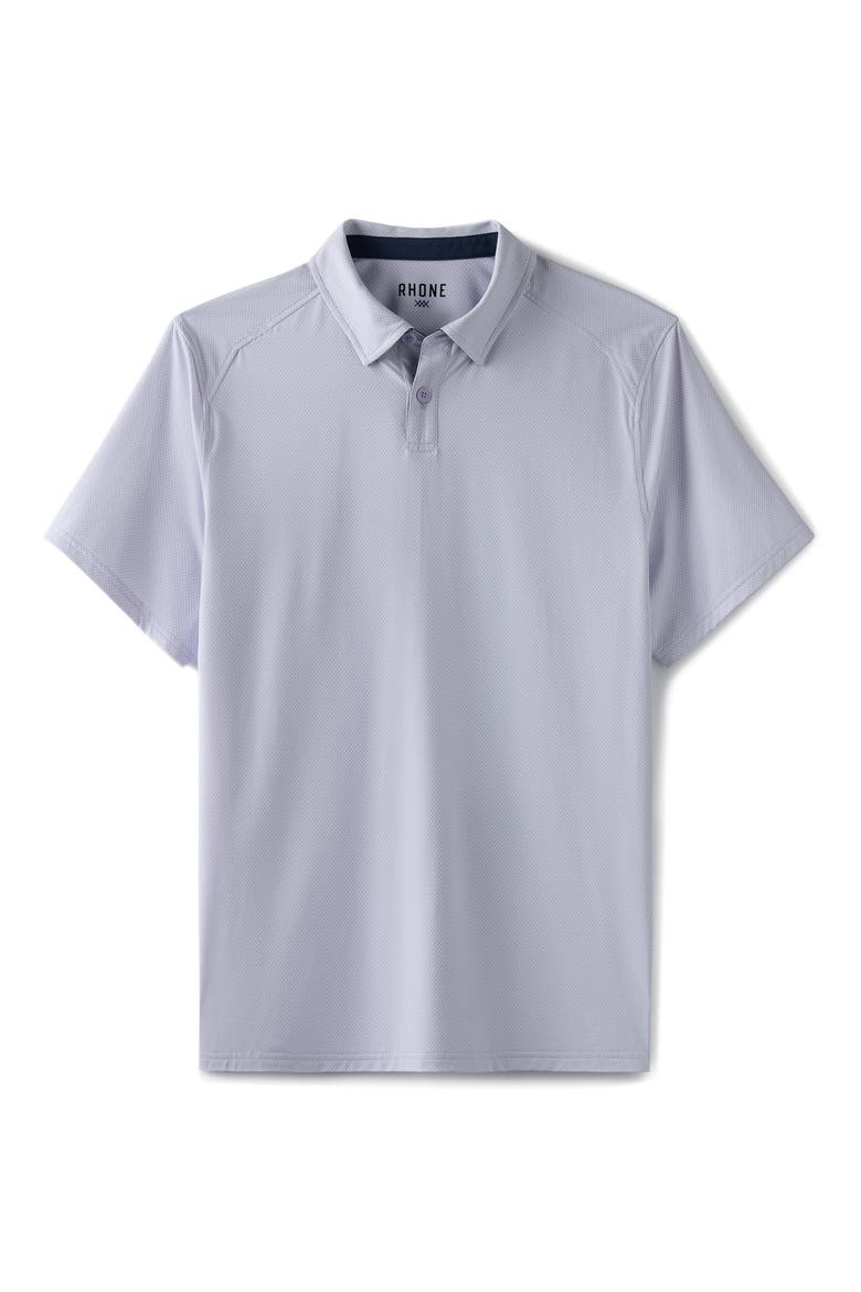 Commuter Slim Fit Performance Polo, Alternate, color, PURPLE HAZE MICRO GRID