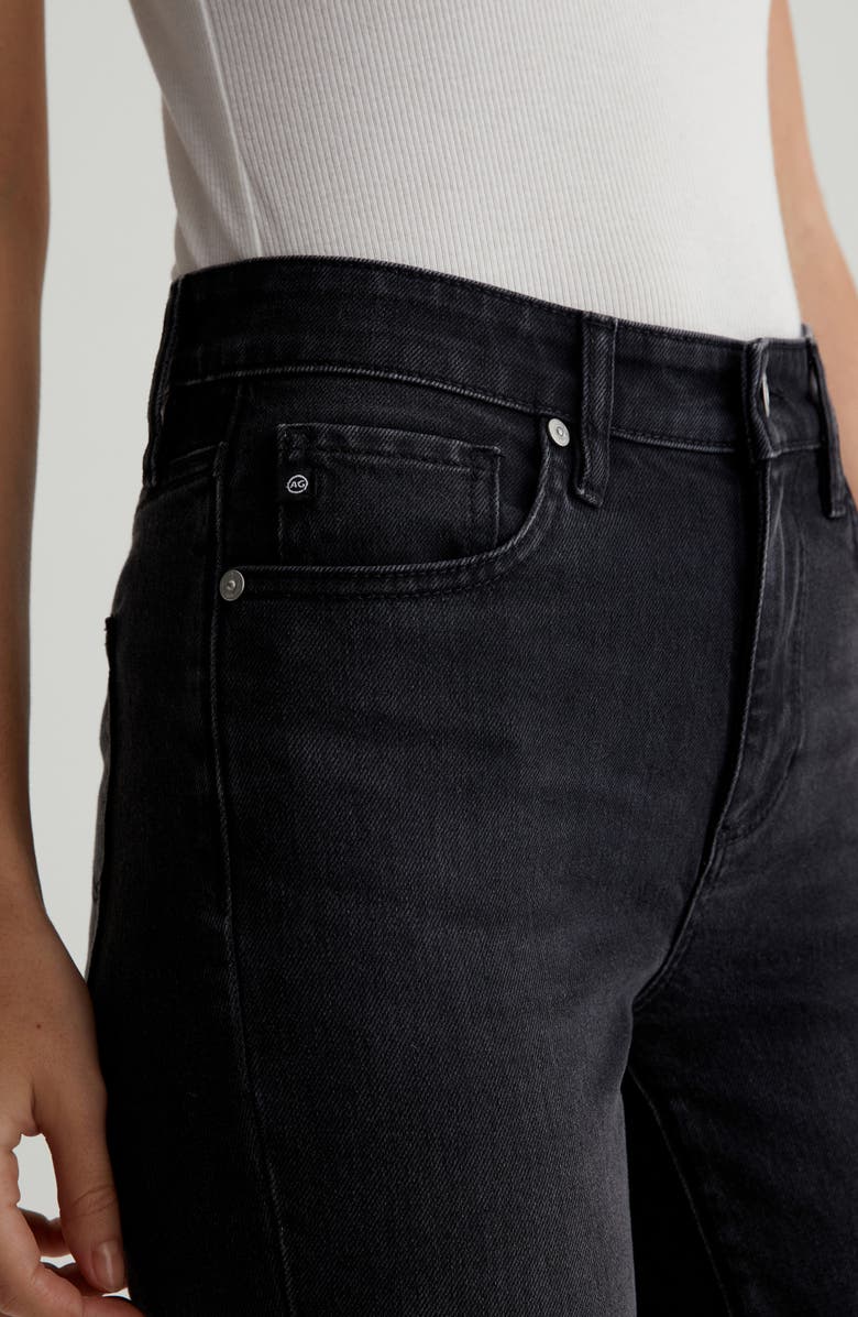 AG Mari Zip Hem Mid Rise Ankle Slim Straight Leg Jeans, Alternate, color, 