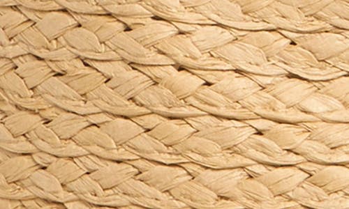 Vince Camuto Horsebit Straw Panama Hat In Tan