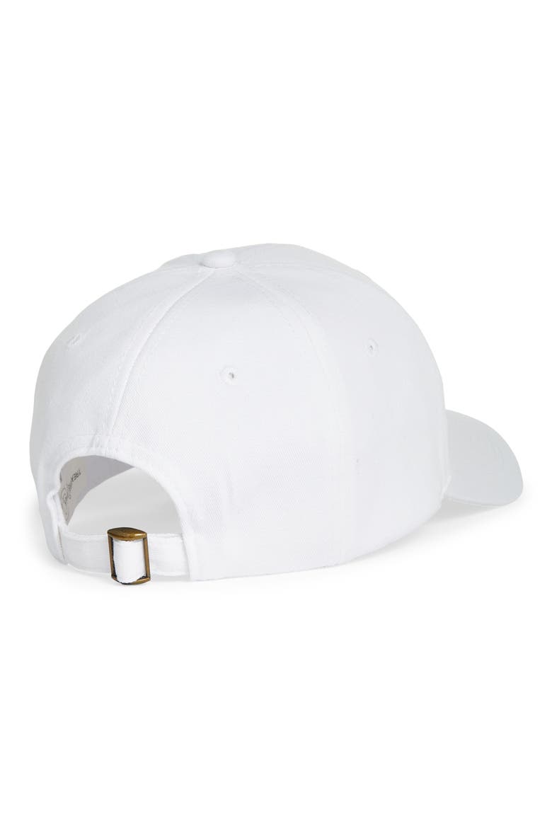 Baseball Cap, Alternate, color, WHITE