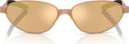 Scuderia Ferrari 64mm Oversize Oval Sunglasses