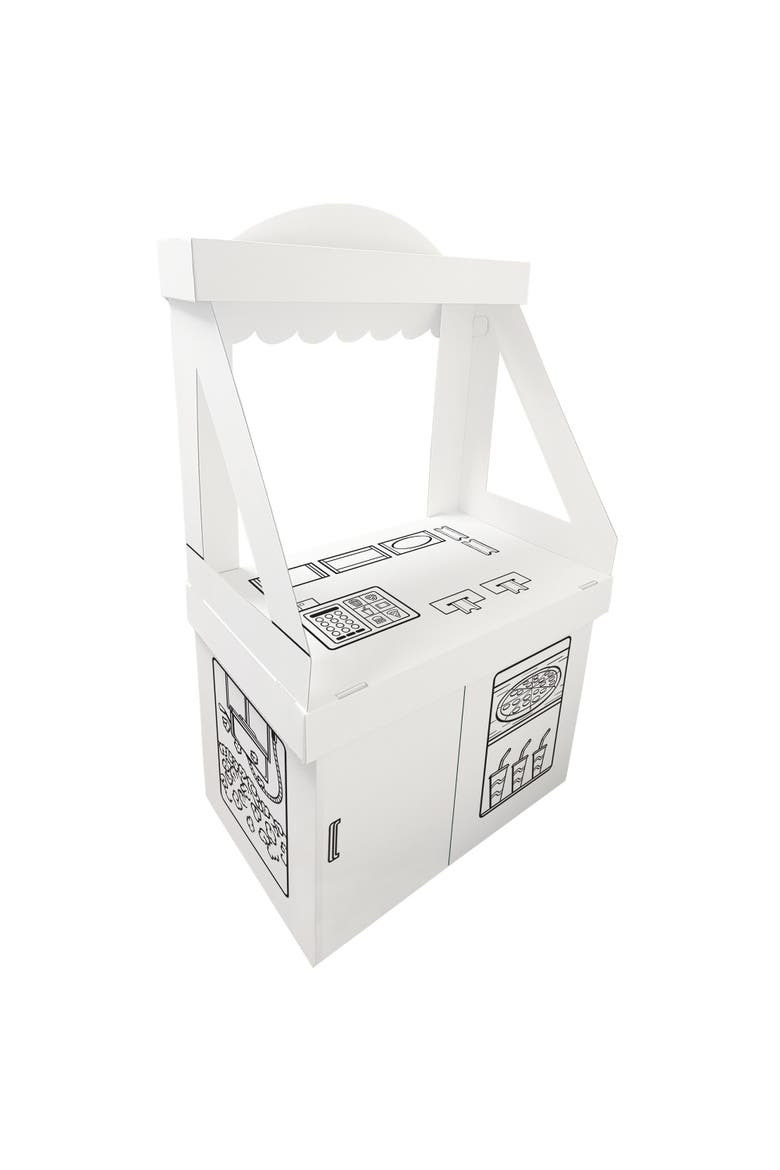 Movie Theater Snack Stand, Decorate A Cardboard Cinema, Alternate, color, Multicolored